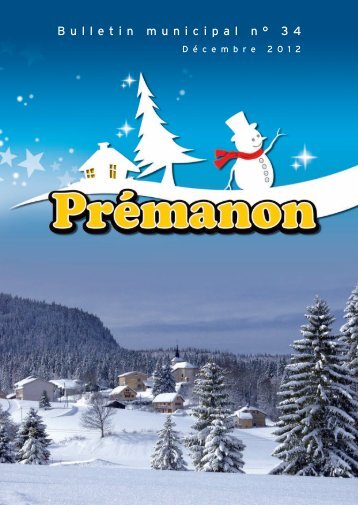 Dernier bulletin municipal (Décembre 2012) - Commune de Prémanon