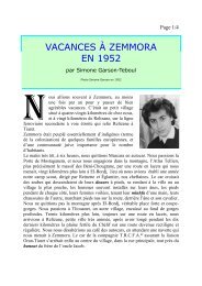 zemmora d'hier... et d'aujourd'hui