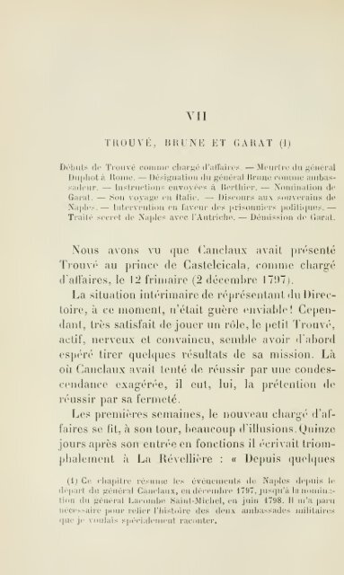 Soldats ambassadeurs sous le Directoire, an IV-an VIII - talleyrand