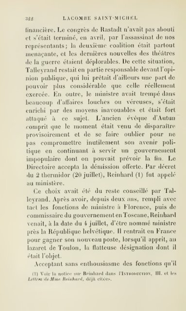 Soldats ambassadeurs sous le Directoire, an IV-an VIII - talleyrand