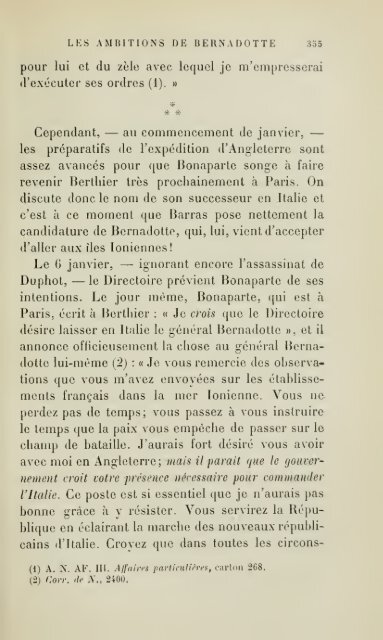 Soldats ambassadeurs sous le Directoire, an IV-an VIII - talleyrand