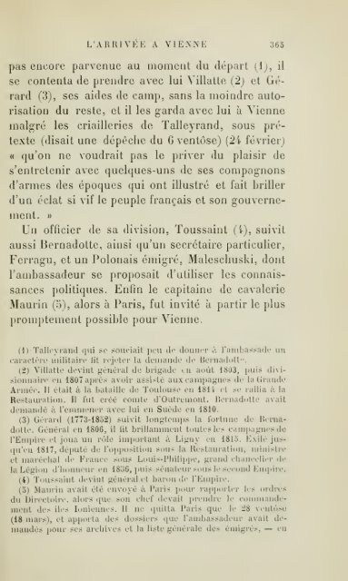 Soldats ambassadeurs sous le Directoire, an IV-an VIII - talleyrand