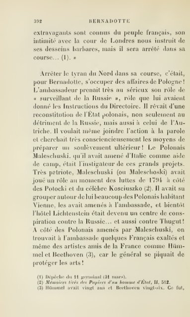 Soldats ambassadeurs sous le Directoire, an IV-an VIII - talleyrand