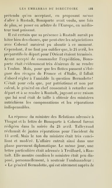 Soldats ambassadeurs sous le Directoire, an IV-an VIII - talleyrand