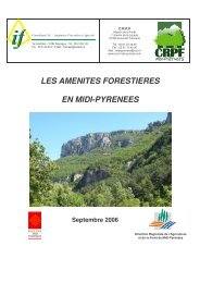 Aménités forestières en Midi-Pyrénées - (CRPF) de Midi-Pyrénées