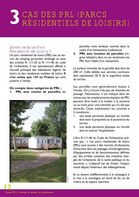 guide acheter et installer son mobil-home - Fédération Française de ...