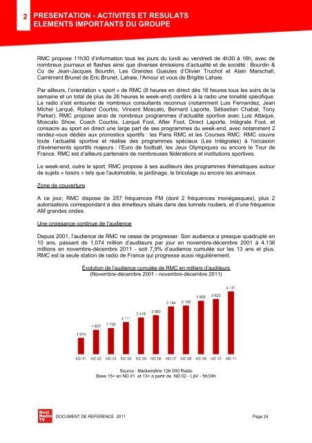 Télécharger le communiqué de presse - NextRadioTV