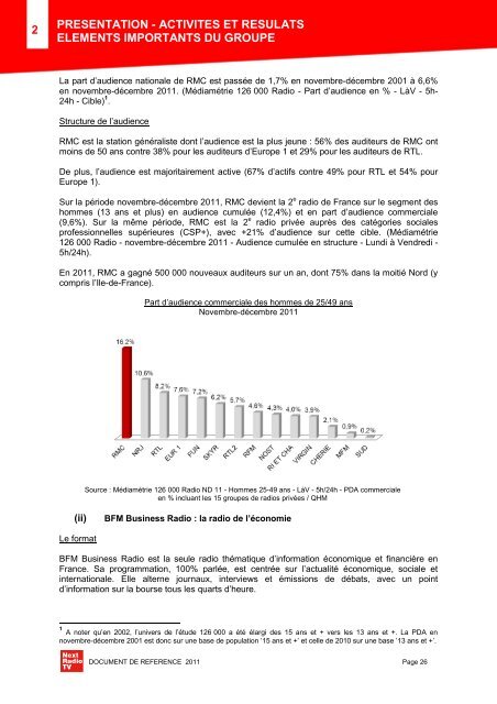 Télécharger le communiqué de presse - NextRadioTV