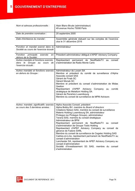 Télécharger le communiqué de presse - NextRadioTV