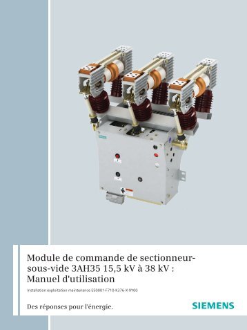 Module de commande de sectionneur- sous-vide ... - Siemens Energy