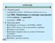 • A.2 SDF, Maintenance et concepts sous-jacents - LAAS CNRS
