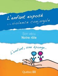 L'enfant exposé - Direction régionale de santé publique de la ...