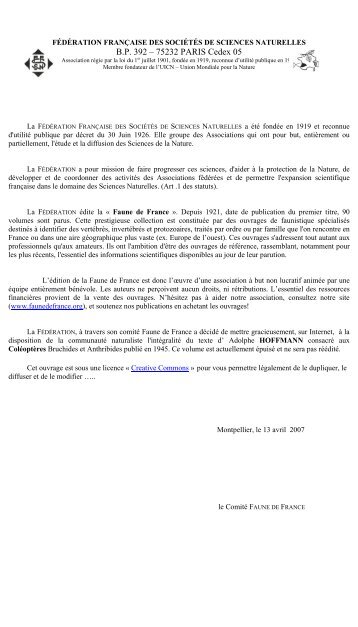 PDF (9 Mo) - Faune de France