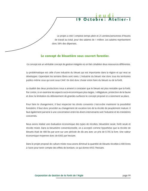 jeudi - Commission d'étude sur la gestion de la forêt publique ...