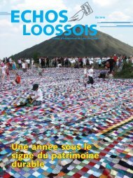 Une année sous le signe du patrimoine durable - Loos-en-Gohelle