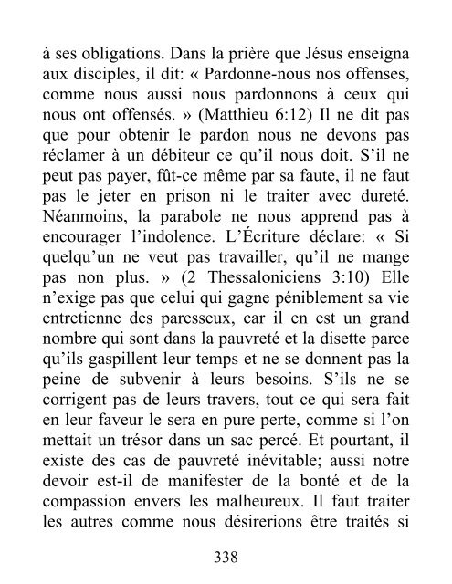 LES PARABOLES DE JÉSUS - Truth For the End of Time