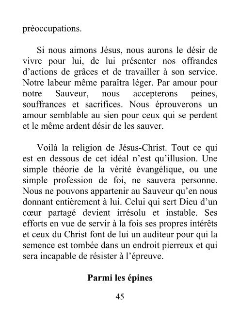 LES PARABOLES DE JÉSUS - Truth For the End of Time