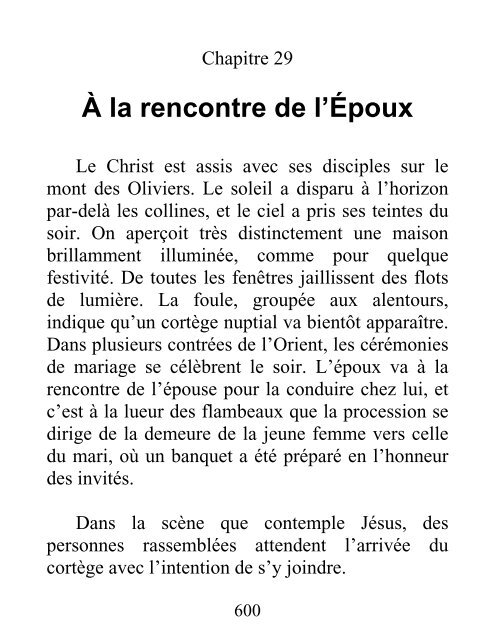 LES PARABOLES DE JÉSUS - Truth For the End of Time