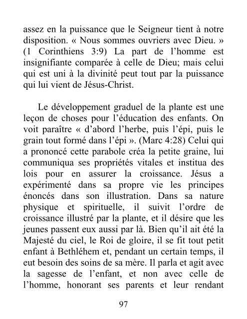 LES PARABOLES DE JÉSUS - Truth For the End of Time