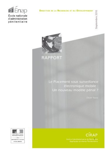 Le Placement sous surveillance électronique mobile : Un ... - Enap