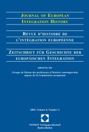 Journal Of European Integration History Centre D Etudes Et De
