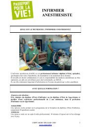 INFIRMIER ANESTHESISTE - DRDJS Ile-de-France