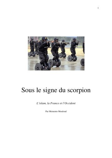 Sous le signe du scorpion - Bouteille à l'Amer