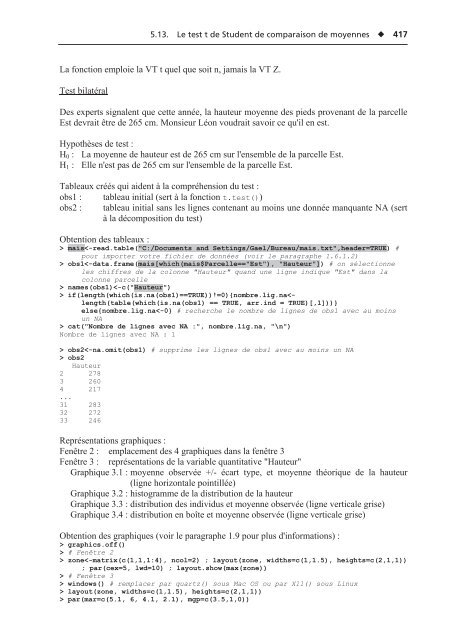 Comprendre et réaliser les tests statistiques à l'aide de R - Pages ...