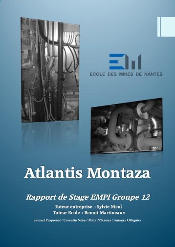 Atlantis Montaza Rapport de Stage EMPI Groupe 12