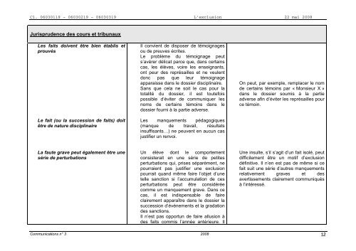 l'exclusion definitive dans l'enseignement secondaire ... - SeGEC