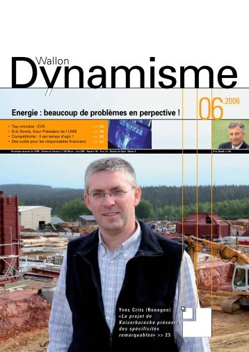 Dynamisme 196 xp pour pdf - Union Wallonne des Entreprises