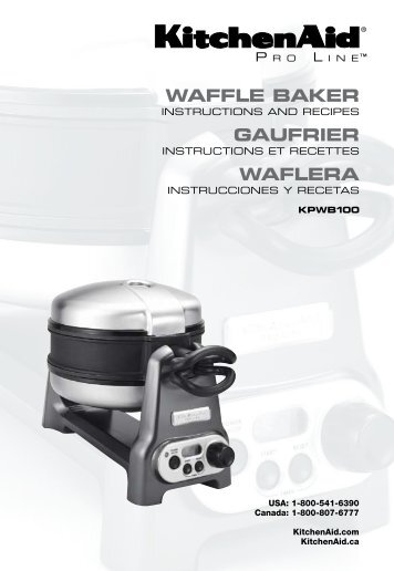 WAFFLE BAKER GAUFRIER WAFLERA - KitchenAid