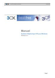 3CX Phone System for Windows Manual - net-point ag