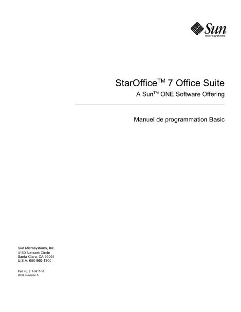 Manuel de programmation Basic - OpenOffice.org wiki