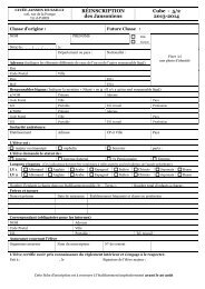 RÉINSCRIPTION des Jansoniens Cube - 5/2 2013-2014