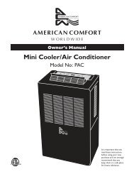 Mini Cooler/Air Conditioner - Brookstone
