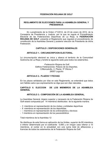 FEDERACIÓN RIOJANA DE HALTEROFILIA - Gobierno de La Rioja