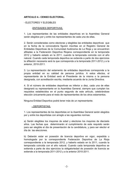 FEDERACIÓN RIOJANA DE HALTEROFILIA - Gobierno de La Rioja