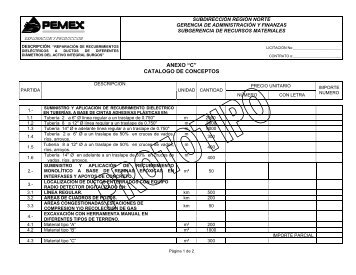 EXPLORACION Y PRODUCCION ANEXO “C ... - PEMEX.com