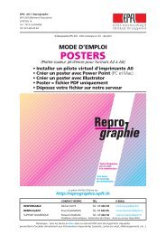 comment réussir un poster - Repro EPFL