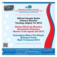 Official Sample Ballot Primary Election Tuesday, August 14, 2012 ...