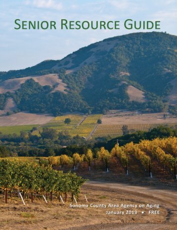 Senior Resource Guide - Sonoma County Area Agency on Aging(AAA)