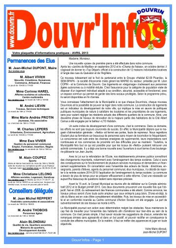 Douvr'Infos - Page 1