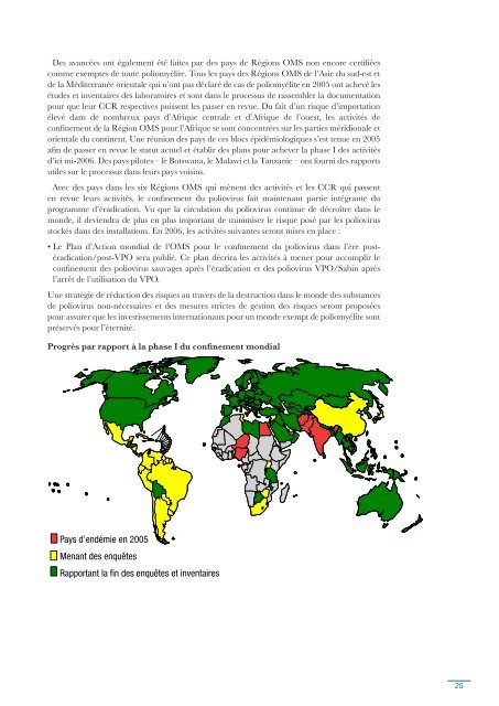 Rapport annuel 2005 - Global Polio Eradication Initiative