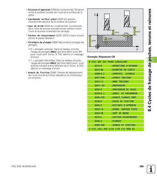 5.2 Données d'outils - heidenhain