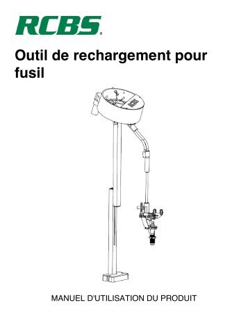 Outil de rechargement pour fusil - RCBS