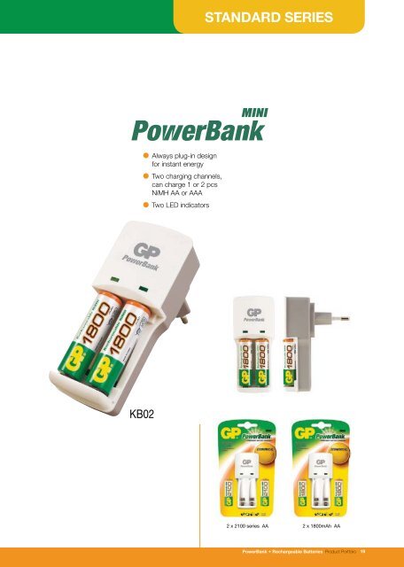 PowerBank Rechargeable Batteries - Karimex