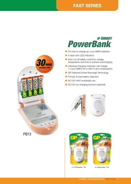 PowerBank Rechargeable Batteries - Karimex