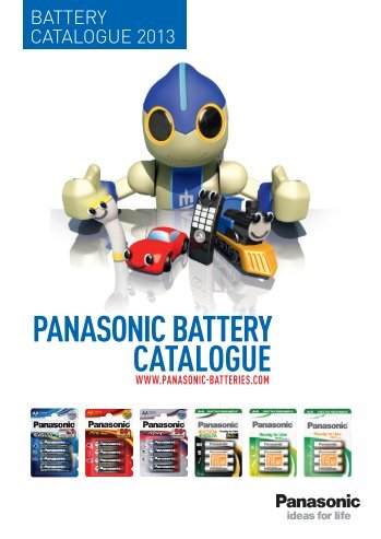 panasonic battery cataLoGue - Panasonic Batteries