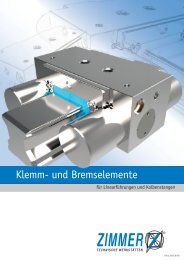 Klemm- und Bremselemente - Zimmer GmbH